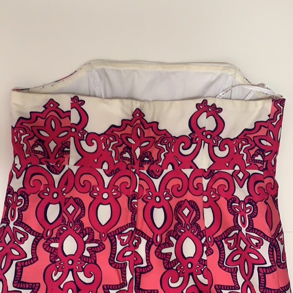 Lilly Pulitzer Bowen Dress size 10. Pink and navy. - Picture 5 of 6
